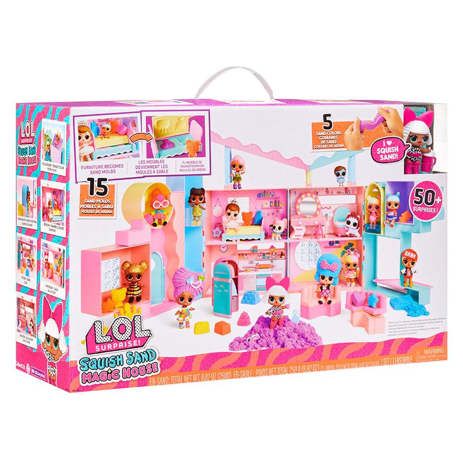 Đồ Chơi Playset Biệt Thự Cùng Búp Bê Tóc Cát LOL SURPRISE 593218-EUC