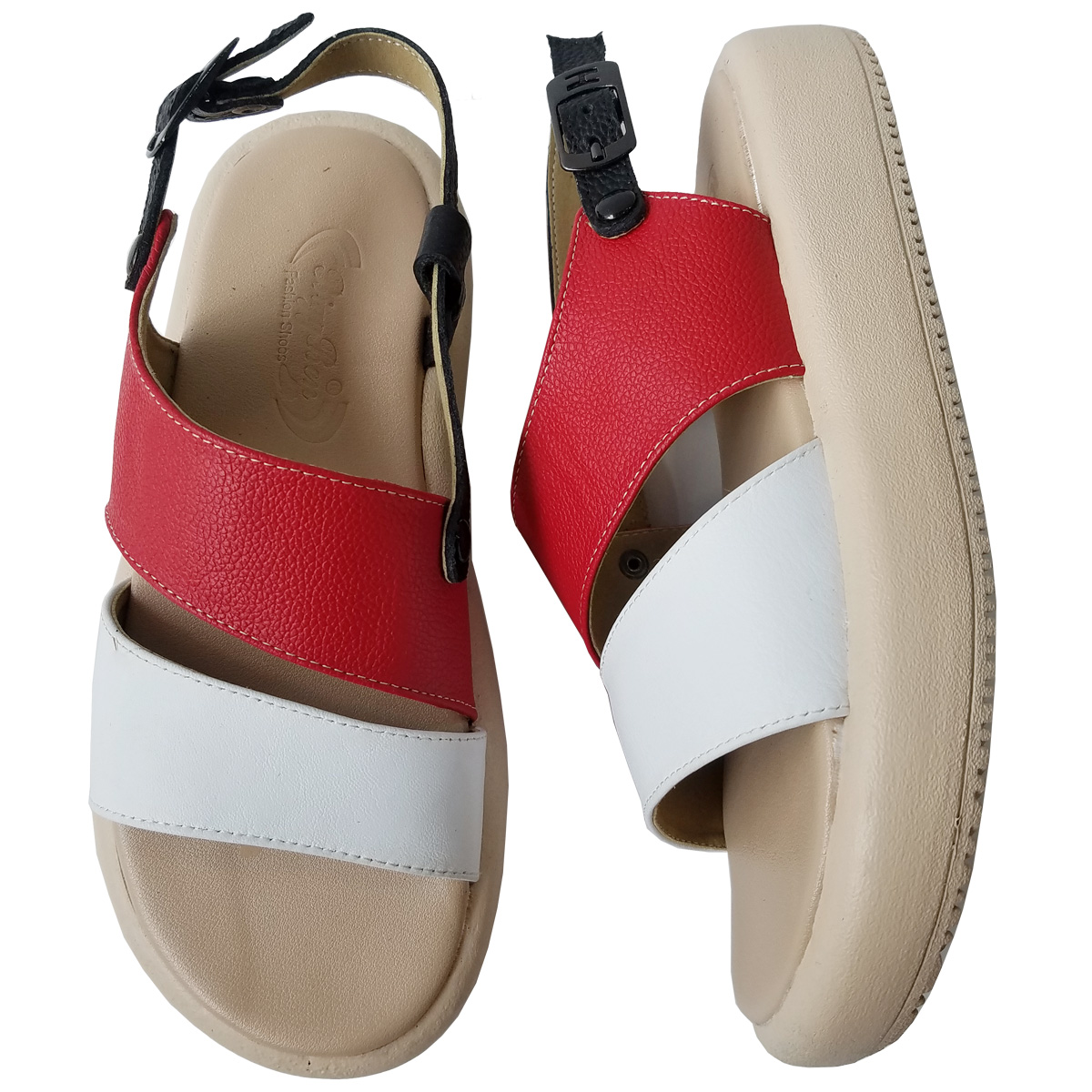 Giày Sandal Nữ Da Bò Thật BIGGBEN Cao 4 Phân SDN112