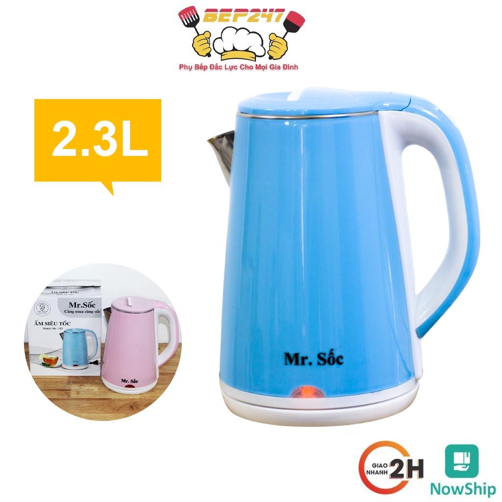 Ấm Đun Siêu Tốc Mr.Sốc(2.3L), Bảo Hành 12 Tháng, Hàng Chính Hãng - Mr.113