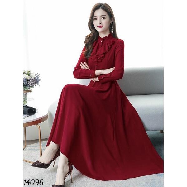 Đầm tiểu thư phong cách cổ điển (Free/big size XL, 2XL)