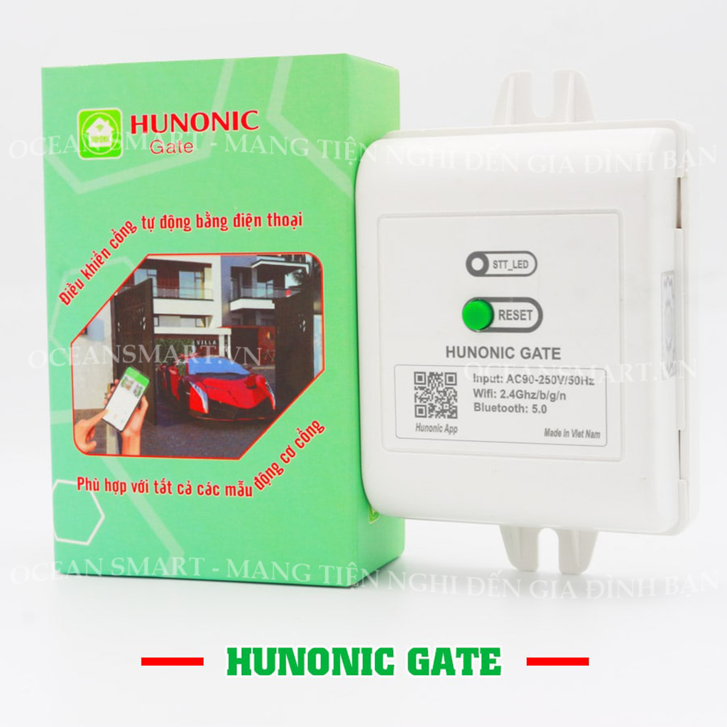 Bộ Điều Khiển Cổng Tự Động Hunonic Gate, Điều Khiển Cổng Từ Xa Qua Điện Thoại - HNGATE