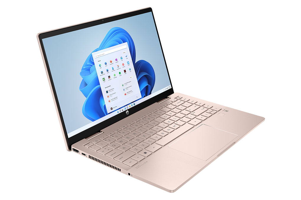 Laptop HP Pavilion X360 14 ek0056TU i5 1235U/8GB/512GB/14&quot;F/Touch/Pen/Win11/( 6L294PA )/Vàng - Hàng Chính hãng