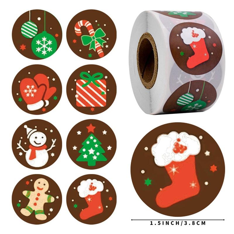 Tmdbyx 500 Sticker Trang Trí Giáng Sinh