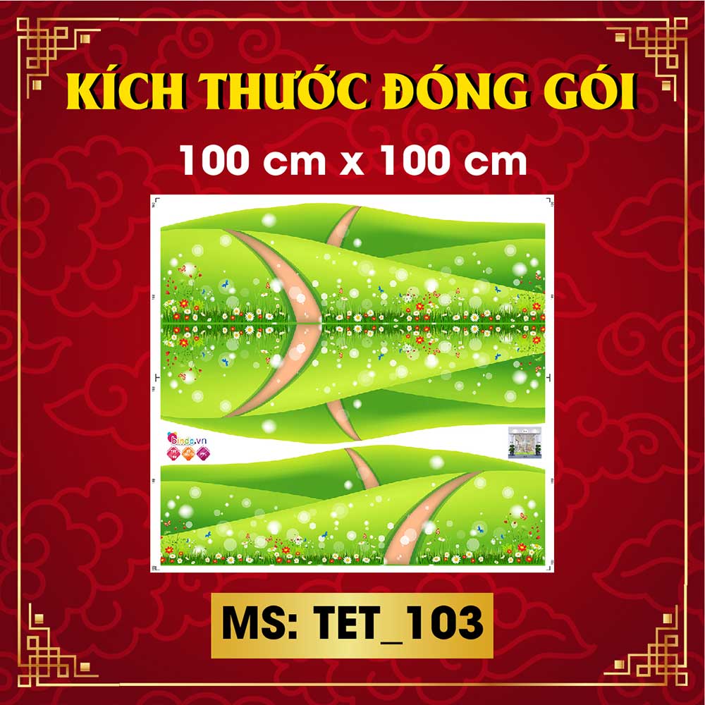 Decal trang trí tết combo số 25