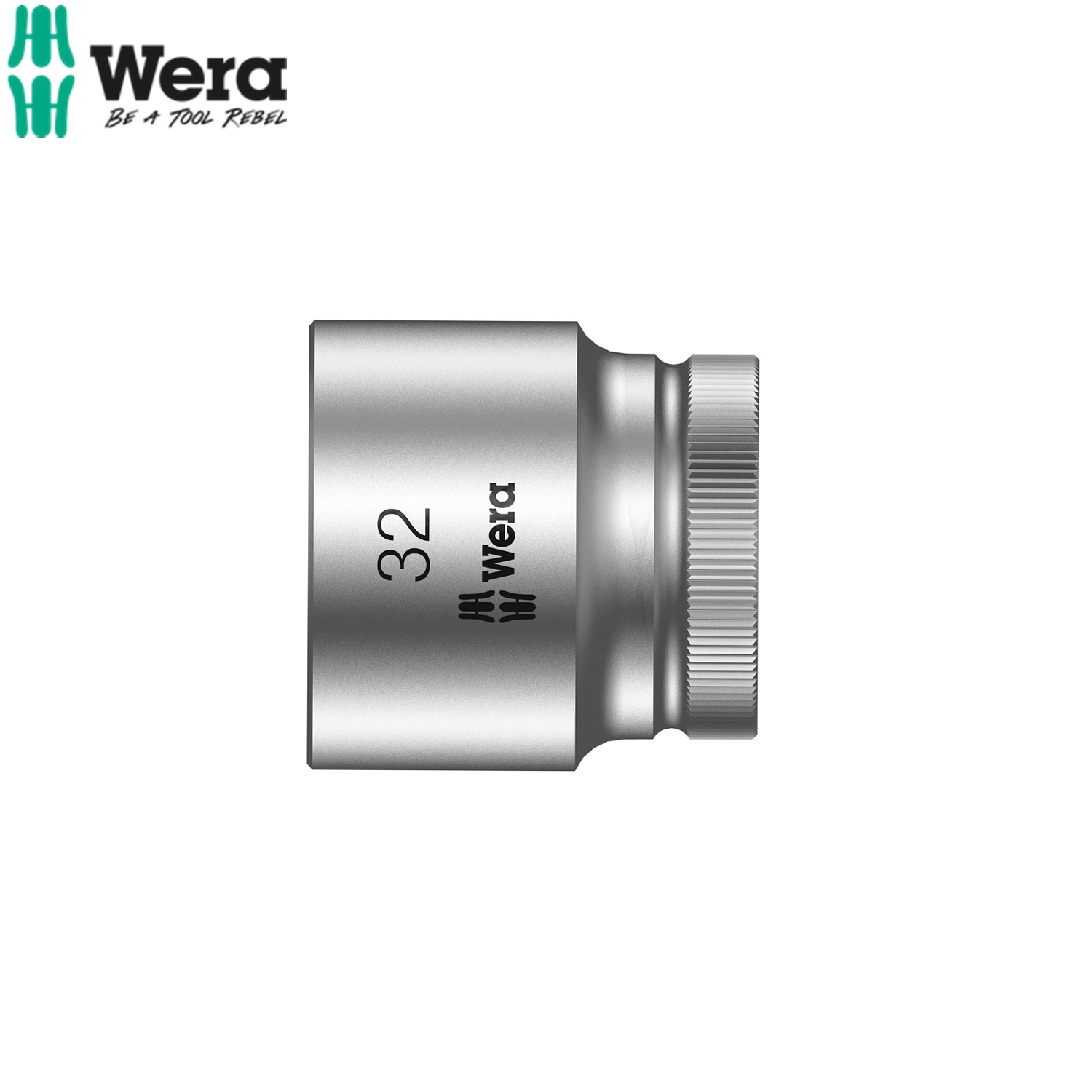Đầu tuýp 32mm Wera 05003617001  8790 HMC Zyklop socket đầu vào 1/2"
