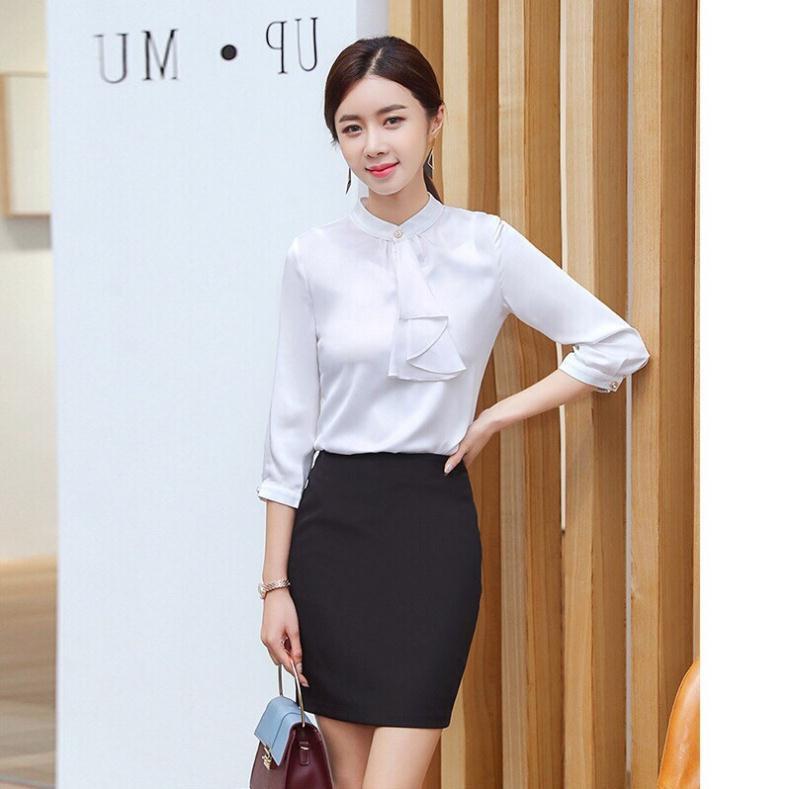 chân váy công sở dáng ngắn
