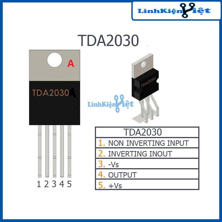 IC Khuếch Đại Âm Thanh TDA2030A TO220-5