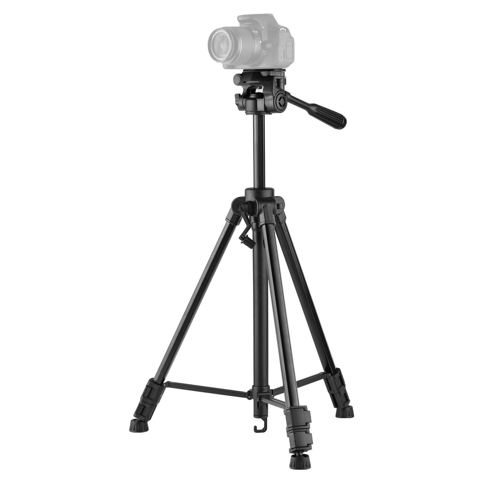 Chân đế Hợp kim nhôm 150cm, Giá ba chân có thể điều chỉn,đầu Kẹp điện thoại/ máy ảnh đa năng
