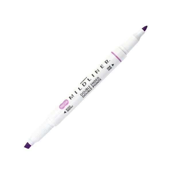 Viết Lông Dầu Dạ Quang Zebra Mildliner-MMZ Fine Bold Mild Magenta