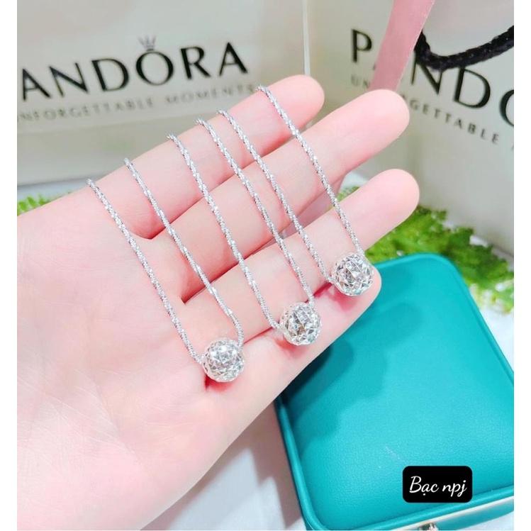 Dây chuyền Xù cầu phay ️ SIÊU HOT ️ , Vòng cổ nữ Bạc ta- Bạc Npj