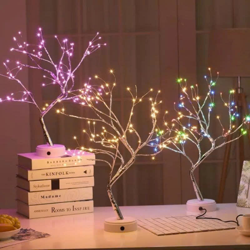 Đèn led để bàn hình nhánh cây 108 đèn ( sạc usb) dùng làm đèn ngủ đèn trang trí giúp ngôi nhà bạn trở nên lung linh rực rỡ