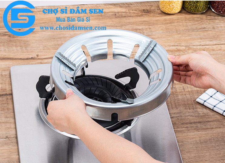 Kiềng chắn gió bếp gas tránh tạt lửa, kiềng chống tảng nhiệt giúp tiết kiệm gas G361-Kiengbepgas