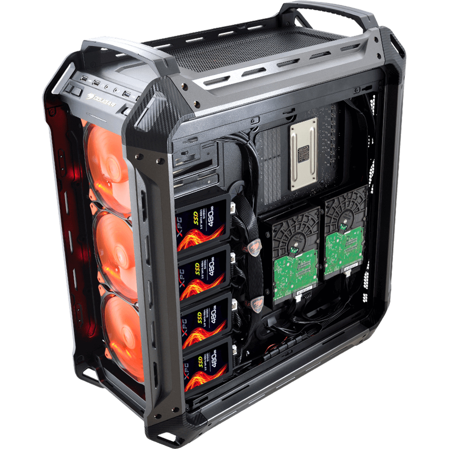 Vỏ Case Desktop Cougar PANZER MAX Full-Tower - Hàng Chính Hãng