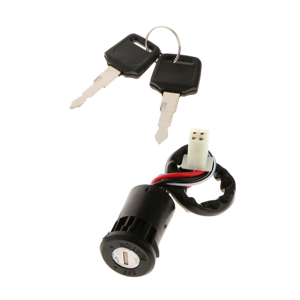 3x Ignition Switch Ignition Lock Cylinder Fit for ATV Quad & Dirt Bikes