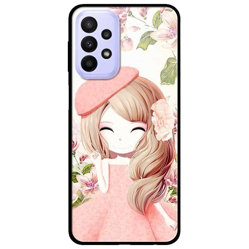 Ốp lưng dành cho Samsung A23 4G - A53 5G - A73 mẫu Anime Cô Gái Bánh Bèo