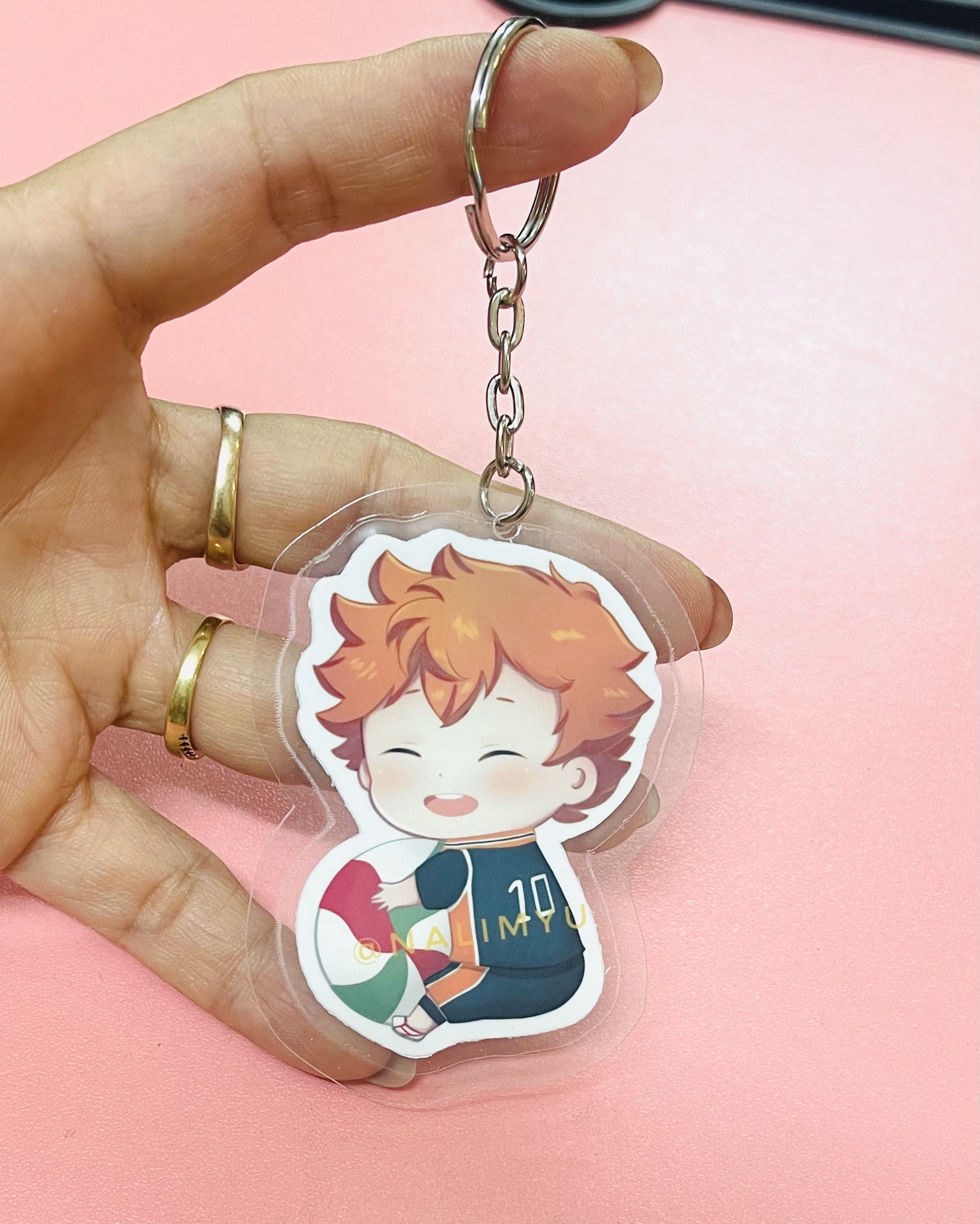 Set 8 Móc khóa cắt tỉa Haikyuu-Hinata Shouyou