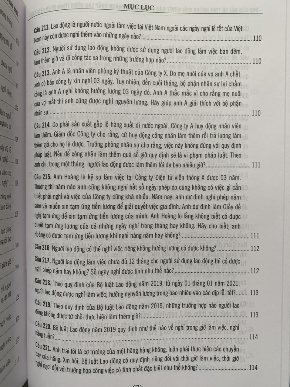 500 Câu hỏi và tình huống giải quyết các vướng mắc tranh chấp lao động