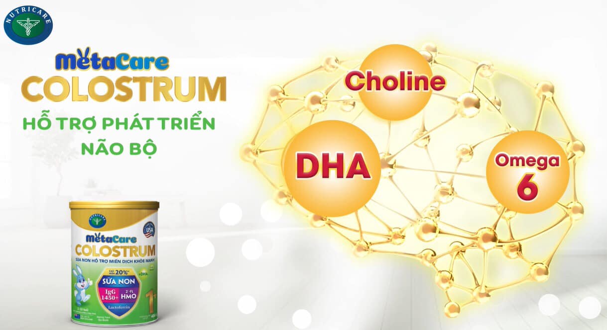 Sữa non Metacare Colostrum 1+ giúp trẻ tăng cường miễn dịch