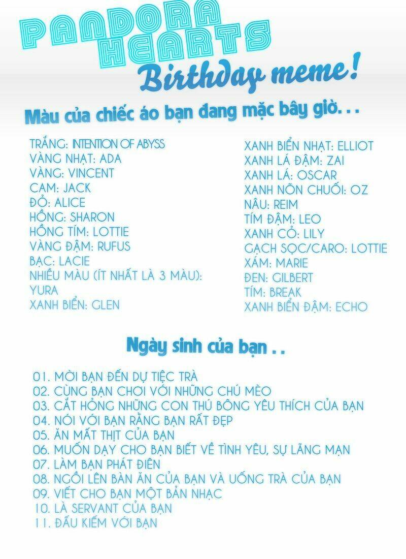 unbirthday - pandora hearts online magazine chapter 1 136