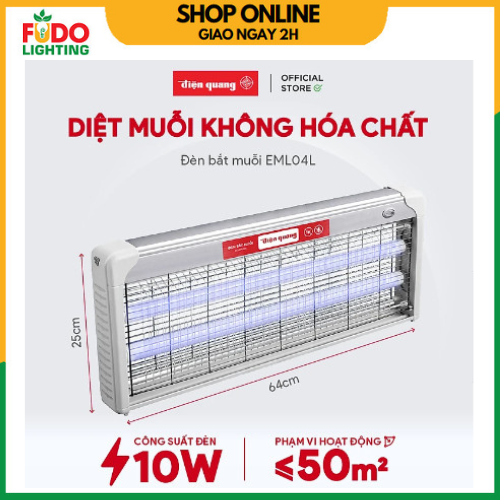 Đèn Bắt Muỗi Điện Quang ĐQ EML04L