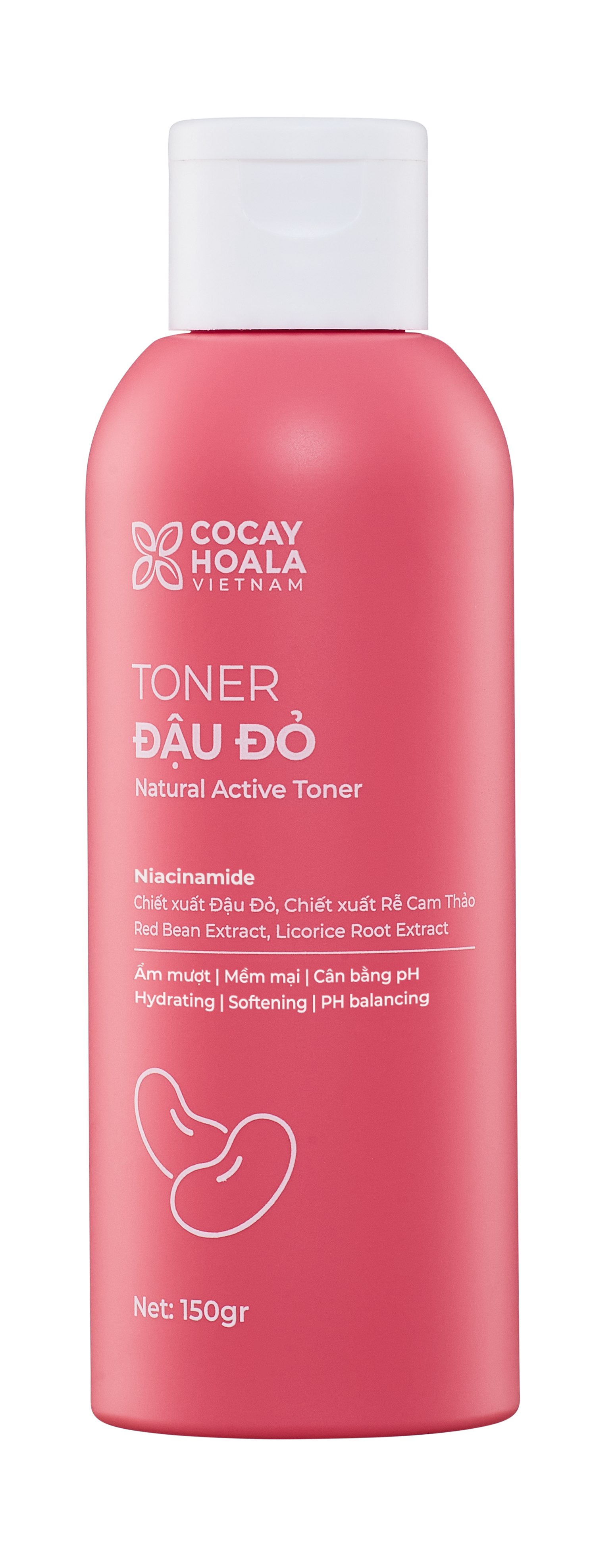 Cocayhoala Toner đậu đỏ 150ml