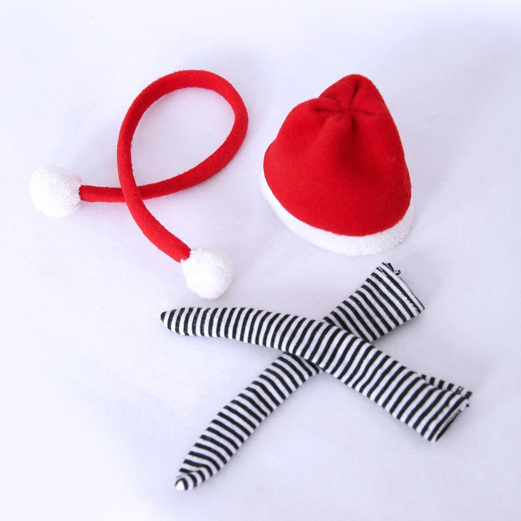 Adorable Doll Christmas Outfits Set For 1/6 BJD Girl Doll Wear Accessories