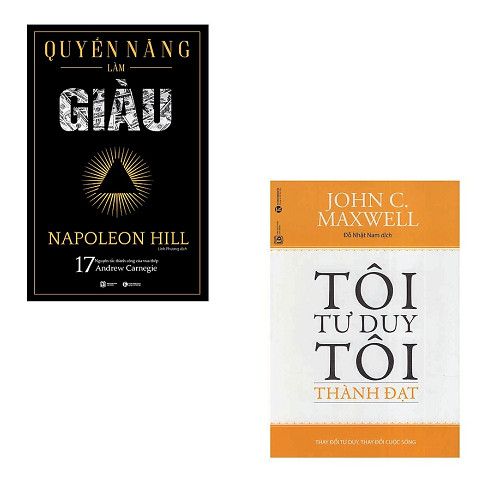 Bộ 2 cuốn sách về tư duy làm giàu: Quyền Năng Làm Giàu - Tôi Tư Duy Tôi Thành Đạt