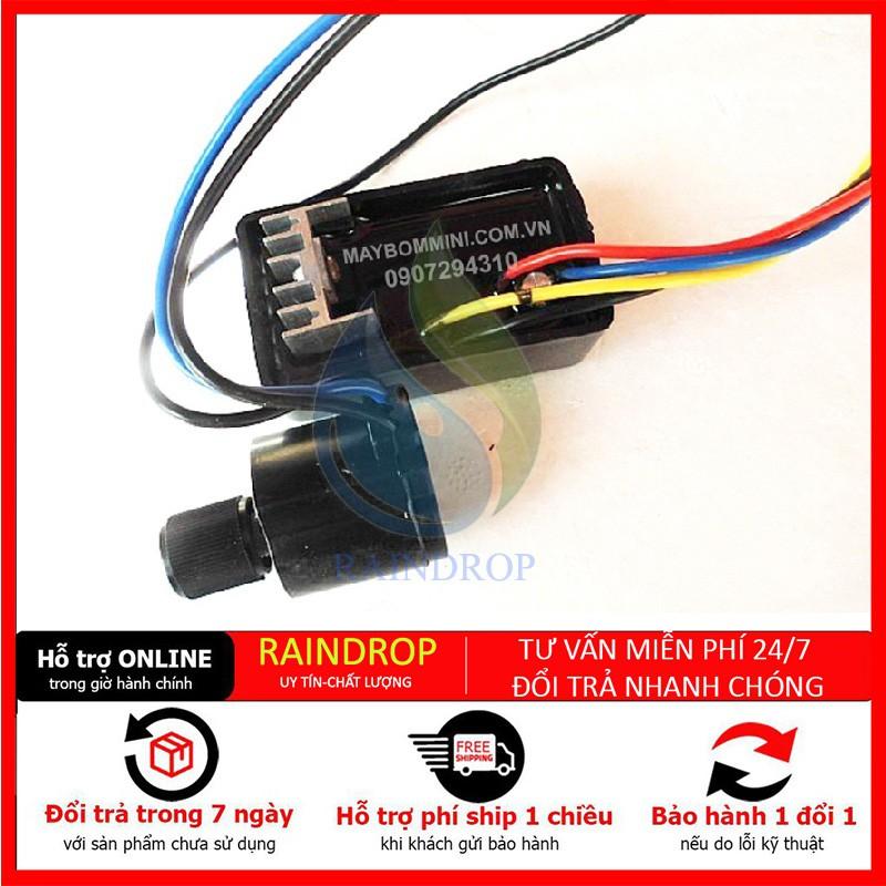 Bộ điều chỉnh tốc độ máy bơm mini - Chiết áp điều tốc 12v