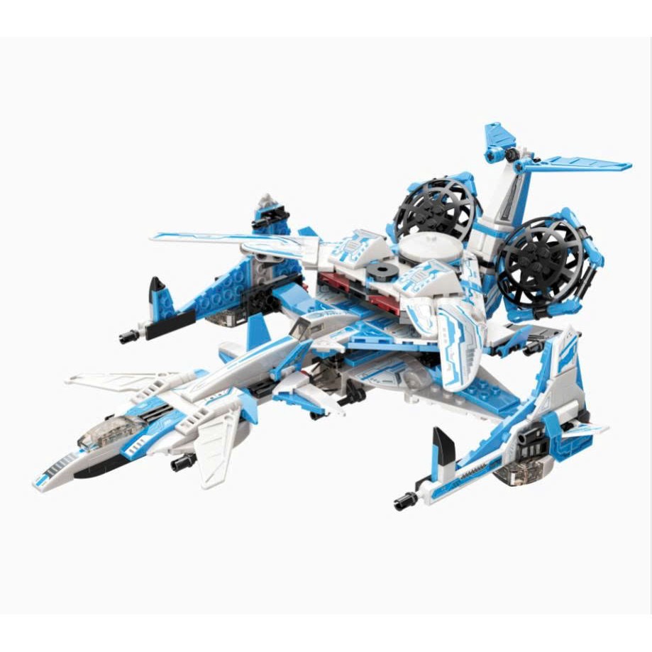 Đồ chơi - QMAN - 41106 Bộ đồ chơi xếp hình mô hình Chiến binh thiên hà (KT 3.5x2.5x9cm)