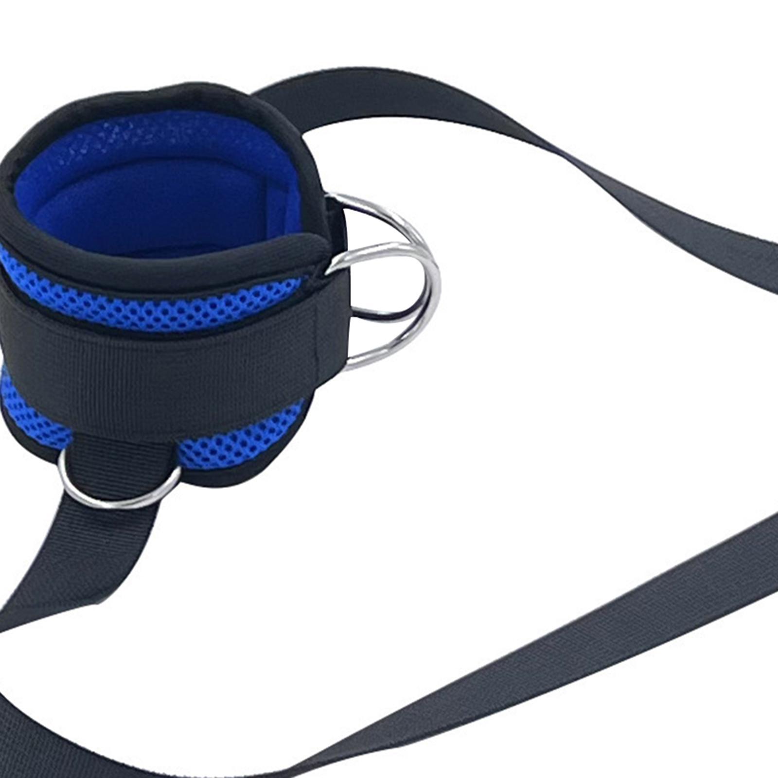 Ankle Strap, Dumbbell Foot Strap Devices, Adjustable Training Workout, Comfort Padded, Gym Ankle Strap, Ankle Weight Strap for Exerciser, Home Gym