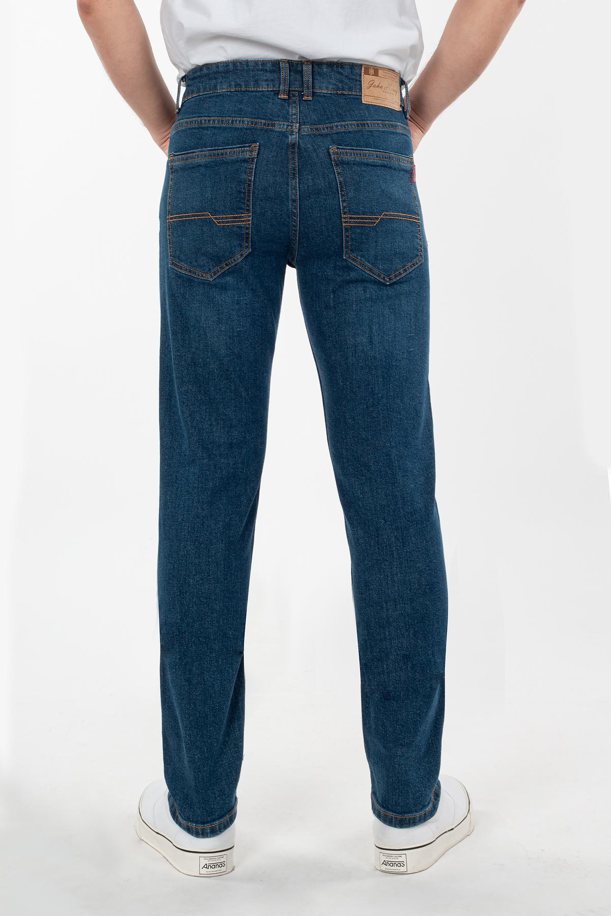 Quần Jean nam form ôm JN22FH42-SL - BLUE