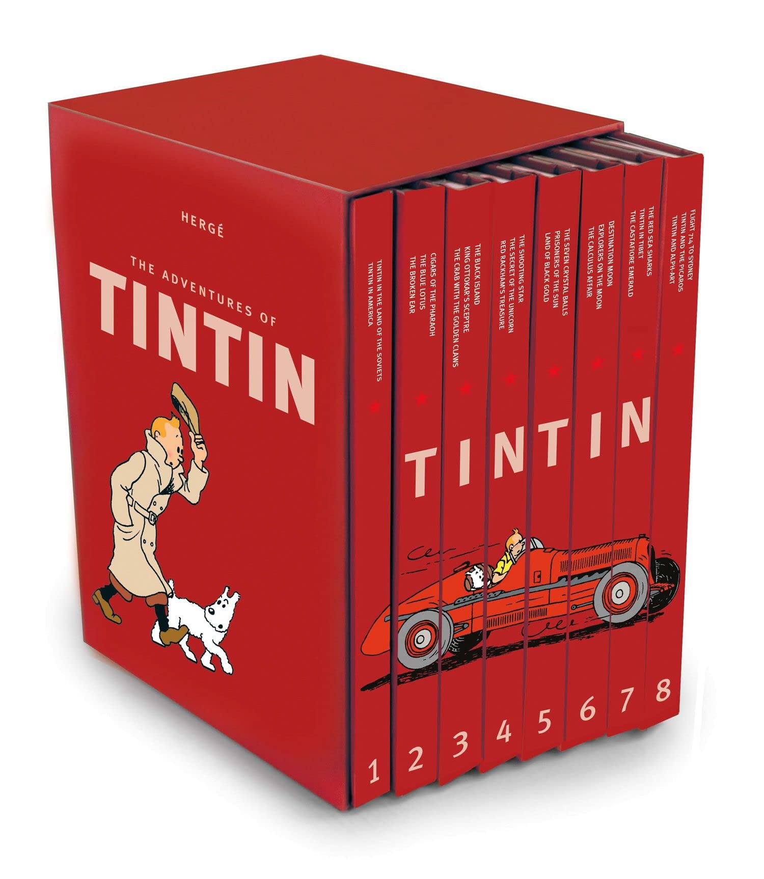 The Adventure Of Tintin - 8 Cuốn | Bản Nhập Khẩu