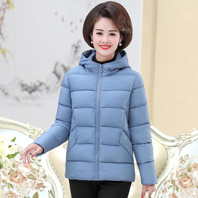 Áo Khoác Phao Nữ Dáng Ngắn Trung Niên Cho Mẹ AK134 - Hàng Quảng Châu Cao Cấp