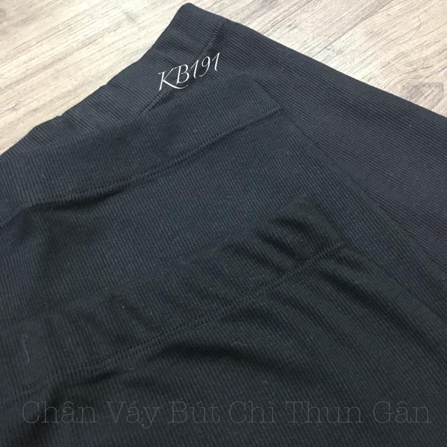 Chân Váy Bút Chì Chất Thun Gân - 3 Loại