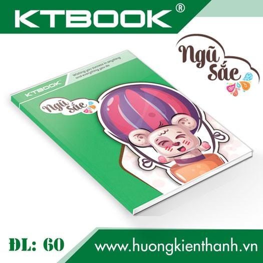 Gói 5 cuốn Tập Học Sinh Cao Cấp Giá Rẻ Ngũ Sắc giấy trắng ĐL 60 gsm - 200 trang