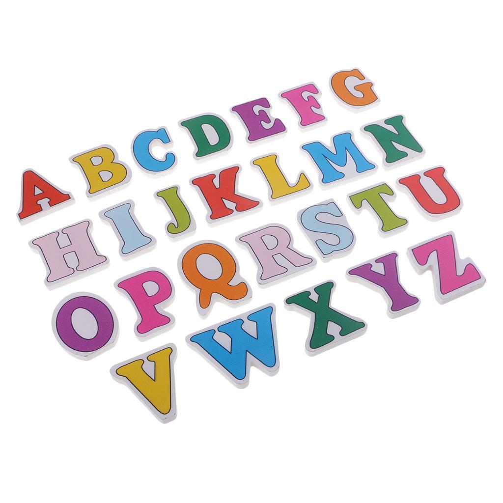 26 Wooden Letters Alphabet Wall/Art/Craft/Kids Learning/Spelling/Decorations