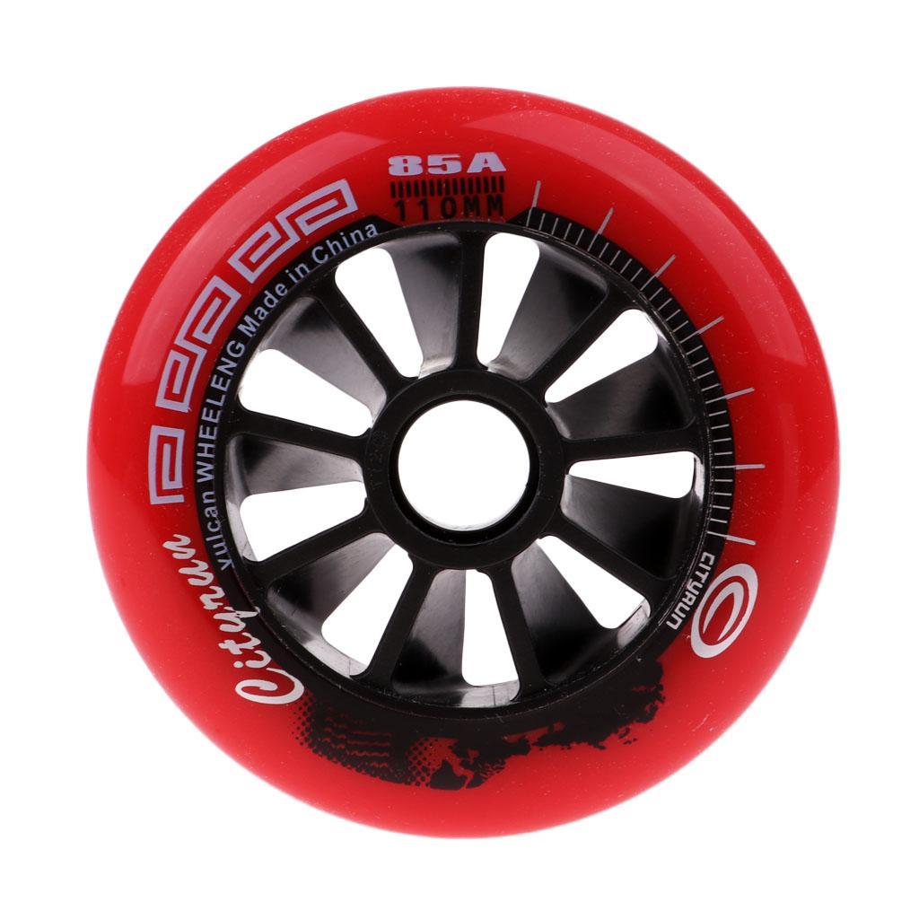 6x Inline Skate Wheels Fashion Skating Accessory Skating Wheels 3 Colors Fashion And Simple Design