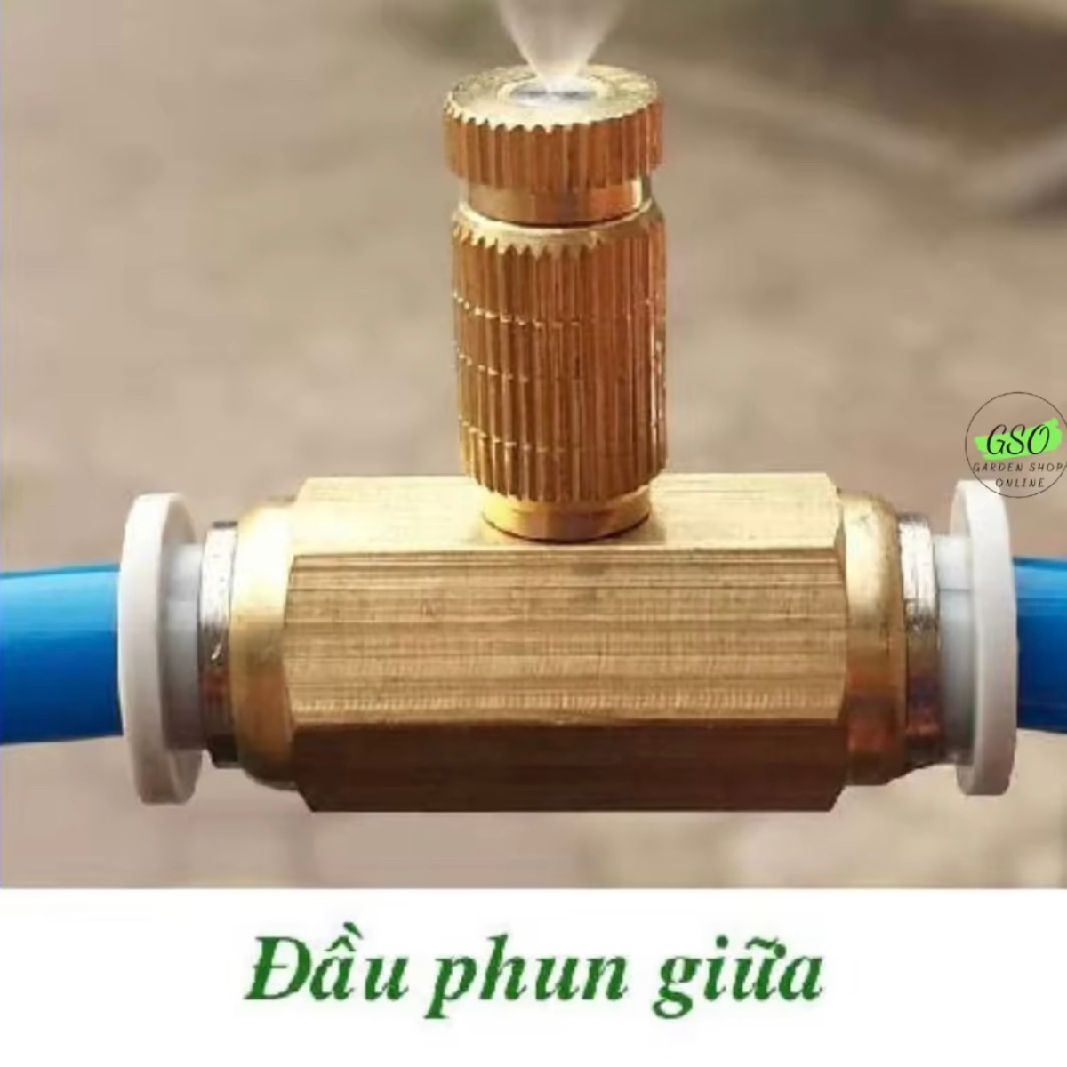 Nối Cuối nối giữa béc phun sương đầu ra 8ly, béc phun sương số 1 số 2 số 3