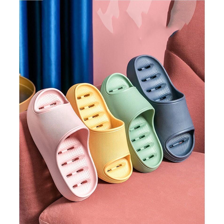 Dép xuồng, quai ngang Unisex, dép đi văn phòng, dạo phố êm chân, siêu nhẹ đế độn Riza thông hơi - Thời Trang PKT