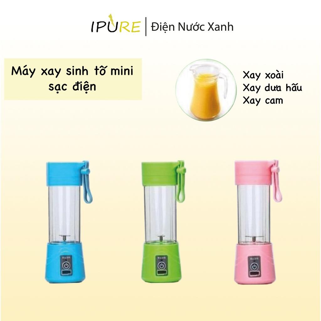 Máy Xay Sinh Tố Mini cầm tay DNX IPURE nhỏ gọn xay rau củ quả trái cây