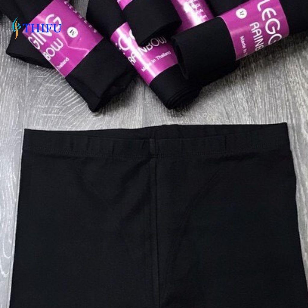 Quần Legging Nữ THIFU FASHION Dáng Lửng Đùi- Cạp Chun Chất Liệu Co Giãn, Mềm Mịn