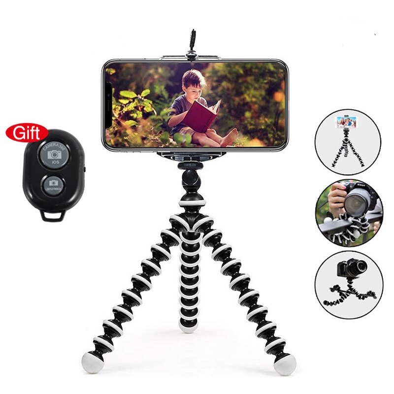 Tripod chân xoắn bạch tuộc cho điện thoại máy ảnh