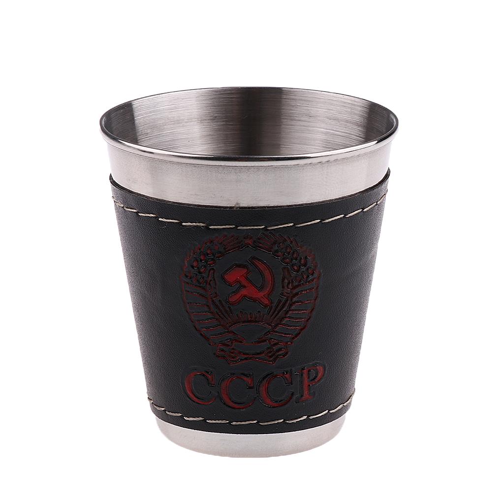 2Pcs Stainless Steel Wine Glass Wine Cup