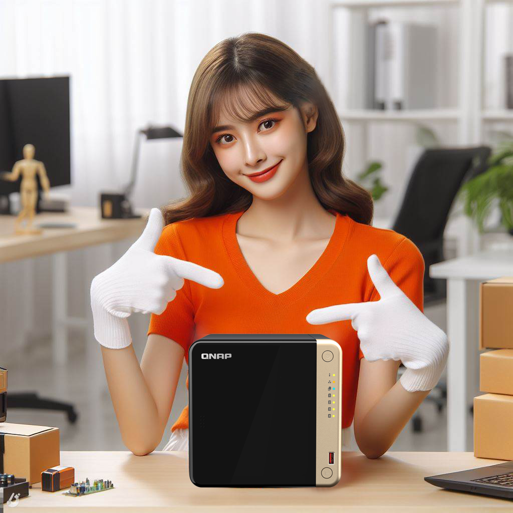 Thiết Bị Lưu Trữ QNAP TS-464-8G - Hàng Chính Hãng