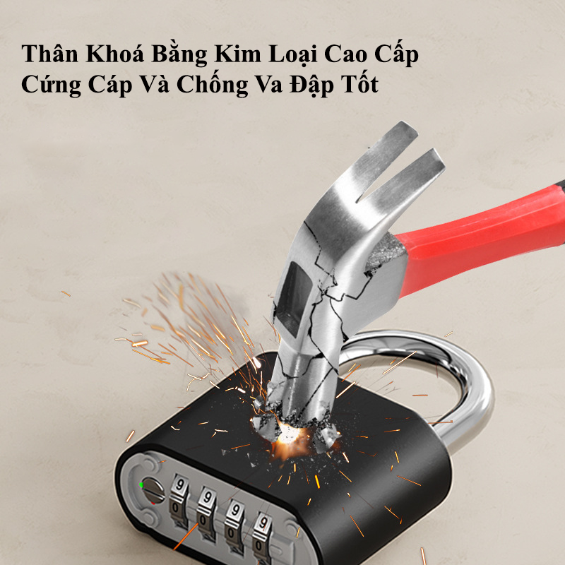 Ổ Khoá Số Khoá Mật Khẩu Cao Cấp KUNBE Chống Đập Chống Nước Hiệu Quả