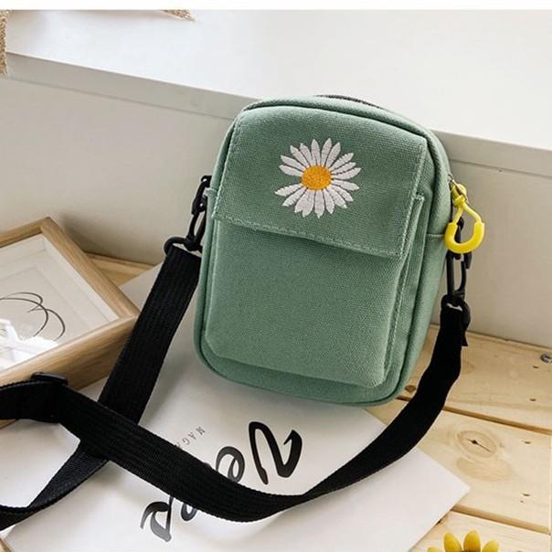 Túi tote bag đẹp vải bố trơn mềm đẹp giá rẻ họa tiết hoa cúc họa mi