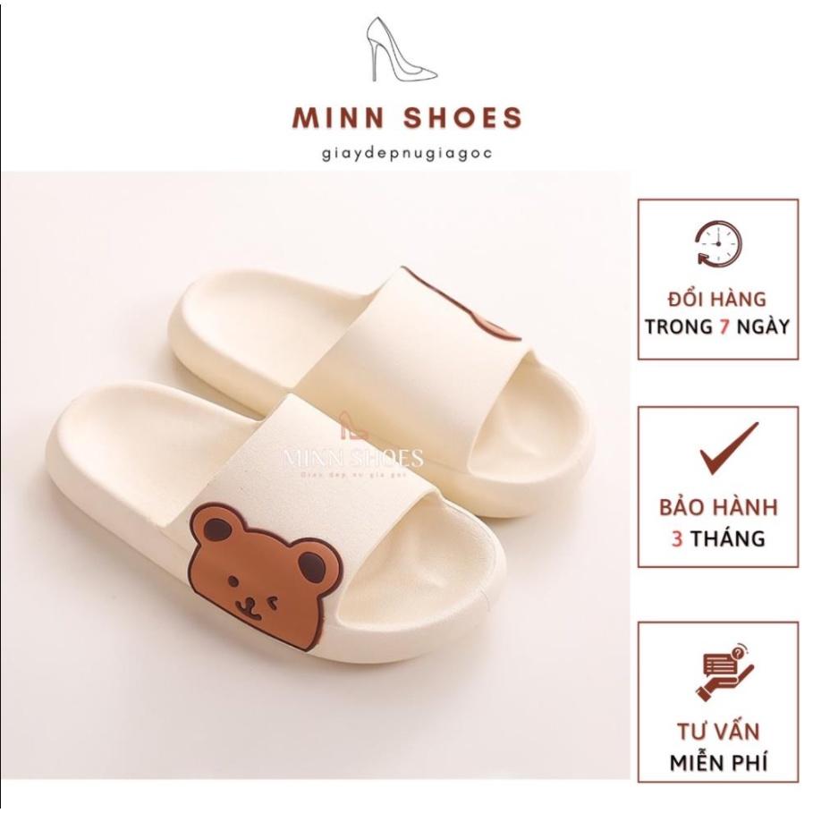 Dép bánh mì gấu ulzzang nam nữ thời trang siêu nhẹ