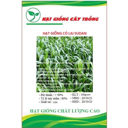 Hạt Giống Cỏ Sudan Lai – Dòng Cỏ Ngô CT236 - Gói 100gram