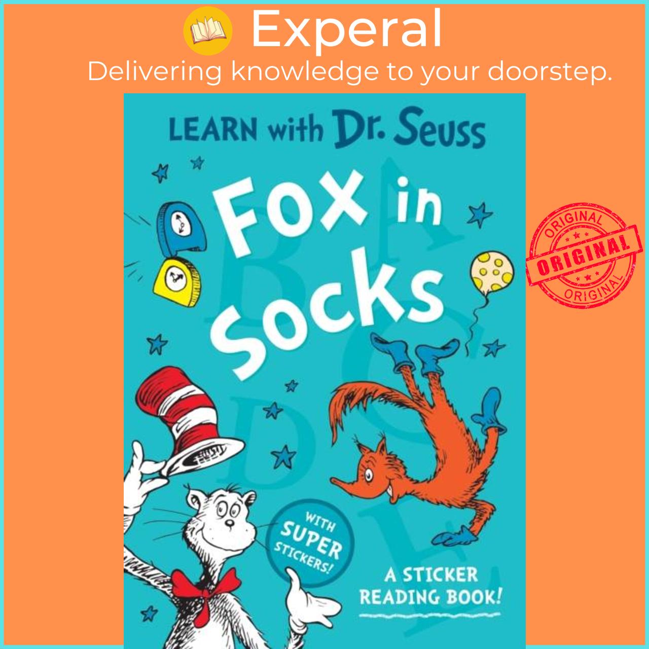 Sách - Fox in Socks - A Sticker Reading Book! by Dr. Seuss (UK edition, paperback)