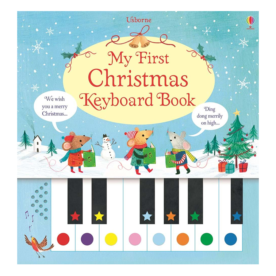 Sách tiếng Anh - Usborne My First Christmas Keyboard Book